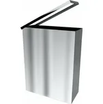 Koš odpadkový hranatý Bemeta 25 l nerez matný