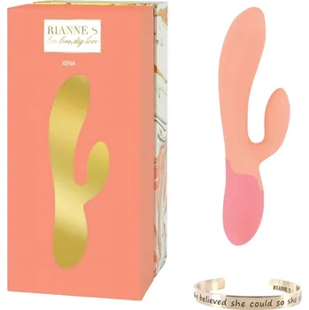 Vibrátor Rianne Essential Xena - akumulátorový, vyhřívaný vibrátor (meruňková korálová)