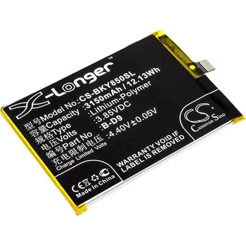 Baterie pro mobilní telefon Baterie Cameron Sino CS-BKY850SL, Li-Polymer, 3150