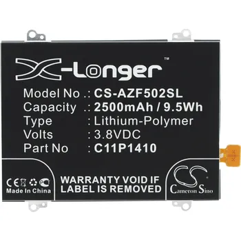 Baterie pro mobilní telefon Baterie Cameron Sino CS-AZF502SL, Li-Polymer, 2500