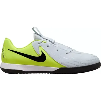 Kopačky Chlapecké fotbalové kopačky halové NIKE-Phantom GX 2 Academy Jr IC metallic silver/volt/black Stříbrná 38
