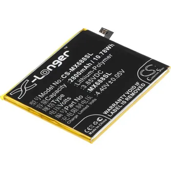 Baterie pro mobilní telefon Baterie Cameron Sino CS-MX688SL, Li-Polymer, 2800