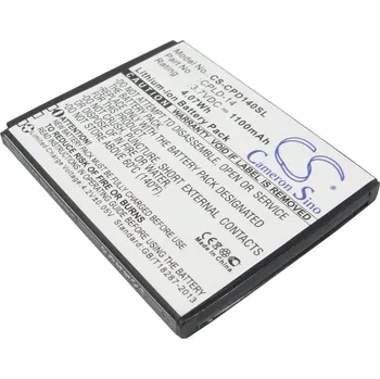 Baterie pro mobilní telefon Baterie Cameron Sino CS-CPD140SL, Li-Ion, 1100