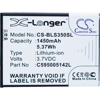 Baterie pro mobilní telefon Baterie Cameron Sino CS-BLS350SL, Li-Ion, 1450
