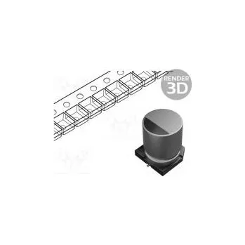 Kondenzátor Kondenzátor elektrolytický SMD 10uF 50VDC Ø5x5,4mm ±20% S