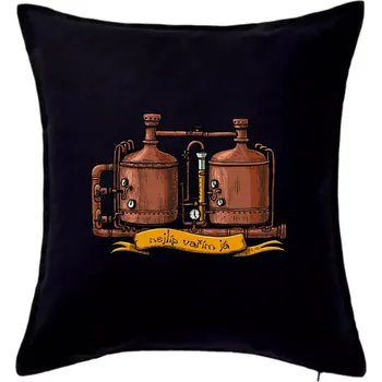 Polštář Nejlíp vařím já - Polštář 50x50 - 50x50 - Pouze potah ( Černá )