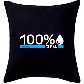 Polštář 100% Clean - Polštář 50x50 - 50x50 - Pouze potah ( Černá )
