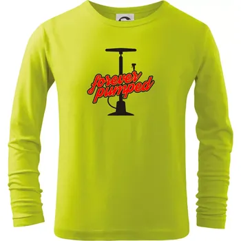 Chlapecké tričko Forever Pumped - Triko dětské Long Sleeve - 158 cm/12 let ( Limetková )