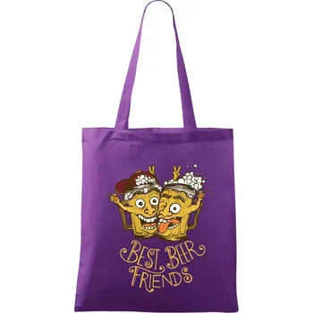Best beer friends party (Pecka design) - Taška bavlněná - 42 x 38 cm ( Fialová )