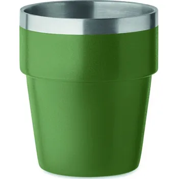 Termohrnek Dvoustěnný pohárek 250 ml Acerito - Tmavě Zelená