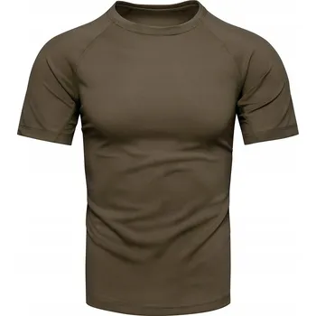 Pánské tričko Recea Pánské tričko s krátkým rukávem Seman tmavě hnědá L