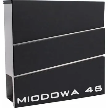 Poštovní schránka Poštovní schránka s domovním telefonem Vidos stříbrná