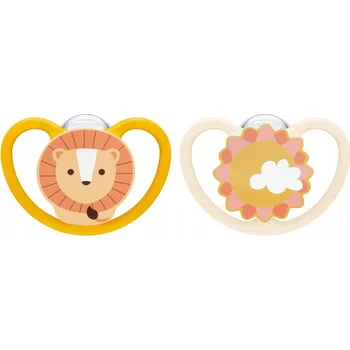 dudlíky Anatomický silikonový Dudlík NUK 6 měsíců +