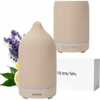 Aroma difuzér Zvlhčovač Vzduchu AROMATIZÉR Difuzér Vůně Keramická Lampička BÉŽOVÝ