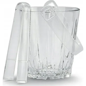 Nádoba na led Nádoba na led, skleněý kbelík na led + kleště