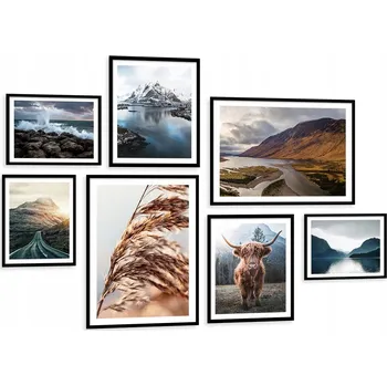 Obraz GIGA SADA 7ks Obrazů JEN VELKÉ BEZ RÁMU KP150