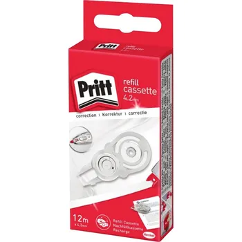 Korekční prostředek Pritt doplňovací kazeta do korekčního válečku refill cassette 4.2 mm bílá 12 m 1 ks