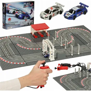 autodráha Elektrická autodráha s policejními auty, 2 auta, model GD-02