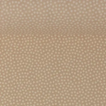 SWAFING Bavlněná látka Dotty puntík béžová