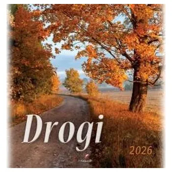 Kalendář Kalendarz 2026 wieloplanszowy 33x33cm Drogi