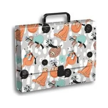 Set školních potřeb Teczka z rączką A4 Leniwce PENMATE