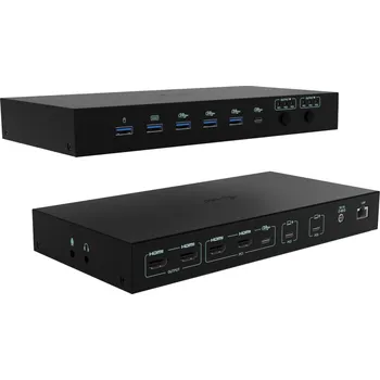 Notebook i-tec USB-C KVM Docking station for 3 Hosts, Dual Display, 2x Power Delivery (1x 92W/2x 65W)