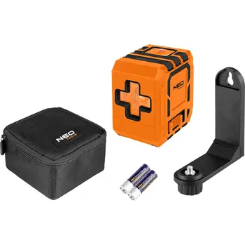 Měřící laser NEO TOOLS Křížový laser 30 m, s pouzdrem a magnetickým držákem, zelený