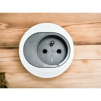 vypínač a zásuvka IBConnect Atom Elektro zásuvka matná bílá