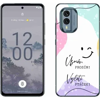 Pouzdro na mobilní telefon Gelový kryt mmCase na Nokia X30 5G - vtipný text 4 bílé pozadí