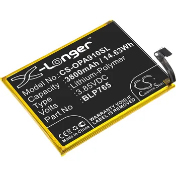 Baterie pro mobilní telefon Baterie Cameron Sino CS-OPA910SL, Li-Polymer, 3800