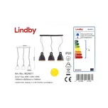 Lindby - Lustr na lanku IBU 3xE27/60W/230V (bazar)