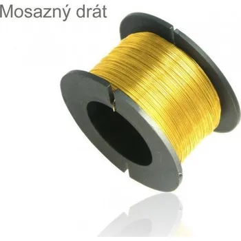 Hobby drát Drátek MOSAZNÝ - delší návin prům. 0,6 mm - 15 m