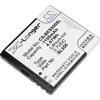 Baterie pro mobilní telefon Baterie Cameron Sino CS-BES550SL, Li-Ion, 1100