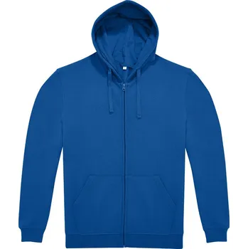 Pánská mikina B&C Unisex mikina s kapucí Zip Hood ID.224 Velikost: L, Barva: královská modrá