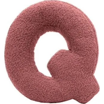 plyšák MEALINI Plyšové písmeno Růžové Q