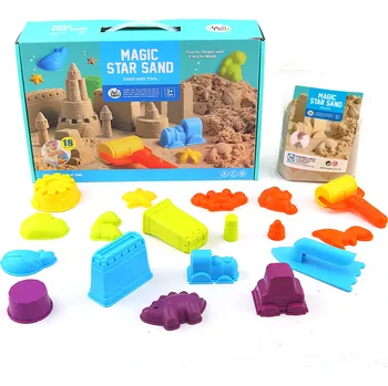 Dřevěná hračka Kinetický písek sada Deluxe