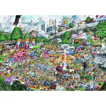 Puzzle Puzzle Gibsons Puzzle Miluji prodej z kufru auta 1000 dílků