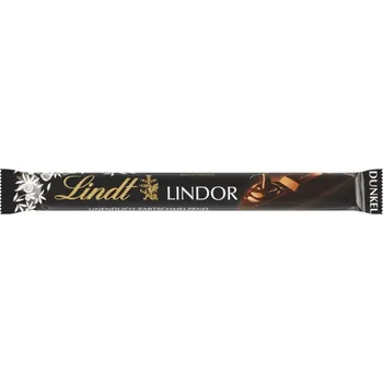 Čokoláda Lindor Hořká čokoláda s jemnou tekutou náplní 37 g