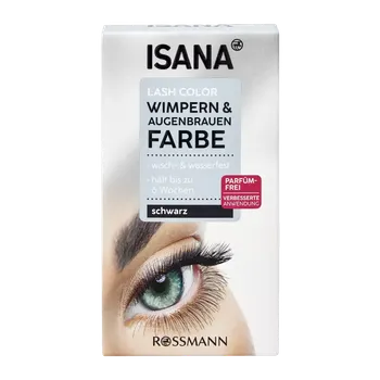 Přípravek na oči ISANA Barva na řasy a obočí černá