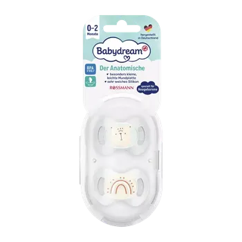 dudlíky Babydream Silikonový dudlík symetrický bez kroužku, různé druhy 2 ks