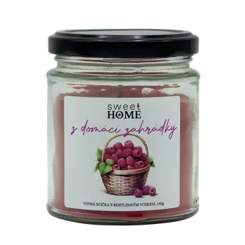 Svíčka Sweet Home Vonná svíčka z domácí zahrádky Malina