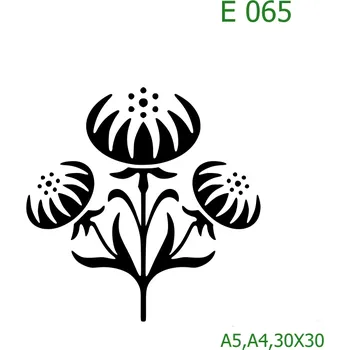 Šablona E 065 - A4 , Nelepící folie