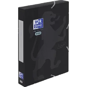 Oxford, Box na dokumenty Soft touch, karton, A4+ Barva: Černá