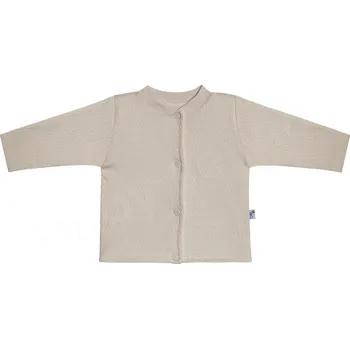 Baby Service Kabátek se stojáčkem Vlnky smetanová Česká výroba Babyservice Vel. 68