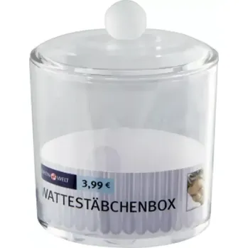 Vatová tyčinka IDEENWELT Zásobník na vatové tyčinky