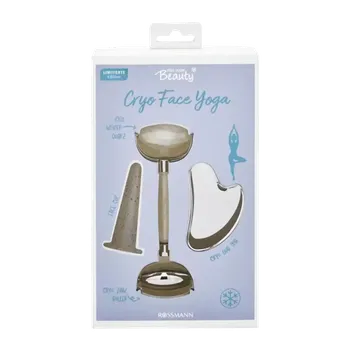 Kosmetická sada for your Beauty Sada pomůcek na chladivou obličejovou jógu 3 ks