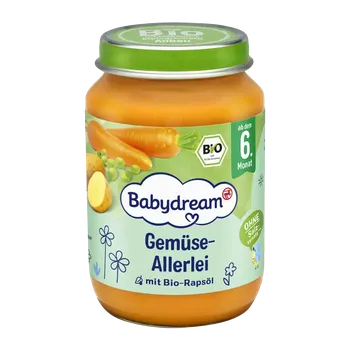 Dětská výživa Babydream BIO příkrm mixovaná zelenina 190 g