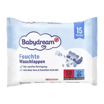 Hygienický ubrousek Babydream Vlhčené ubrousky 15 ks 15 ks