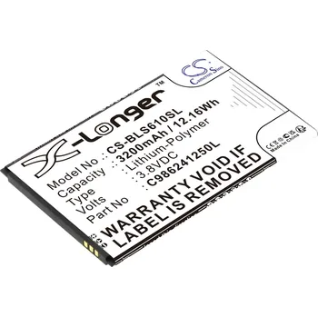 Baterie pro mobilní telefon Baterie Cameron Sino CS-BLS610SL, Li-Polymer, 3200