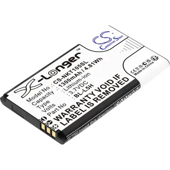 Baterie pro mobilní telefon Baterie Cameron Sino CS-NKT105SL, Li-Ion, 1300